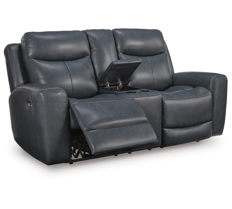 Momentum Moves Power Reclining Loveseat - Admiral