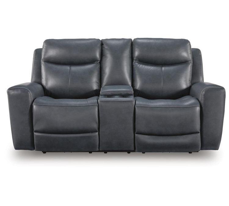 Momentum Moves Power Reclining Loveseat - Admiral