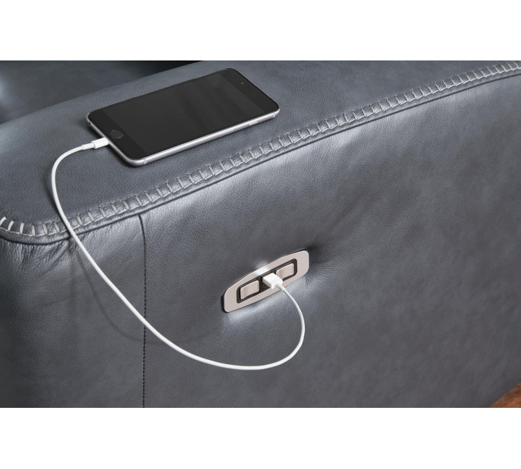 Momentum Moves Power Reclining Loveseat - Admiral