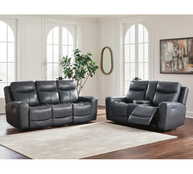 Momentum Moves Sofa and Loveseat - Admiral