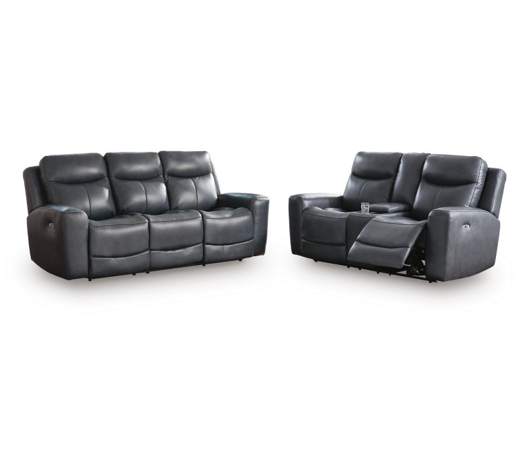 Momentum Moves Sofa and Loveseat - Admiral