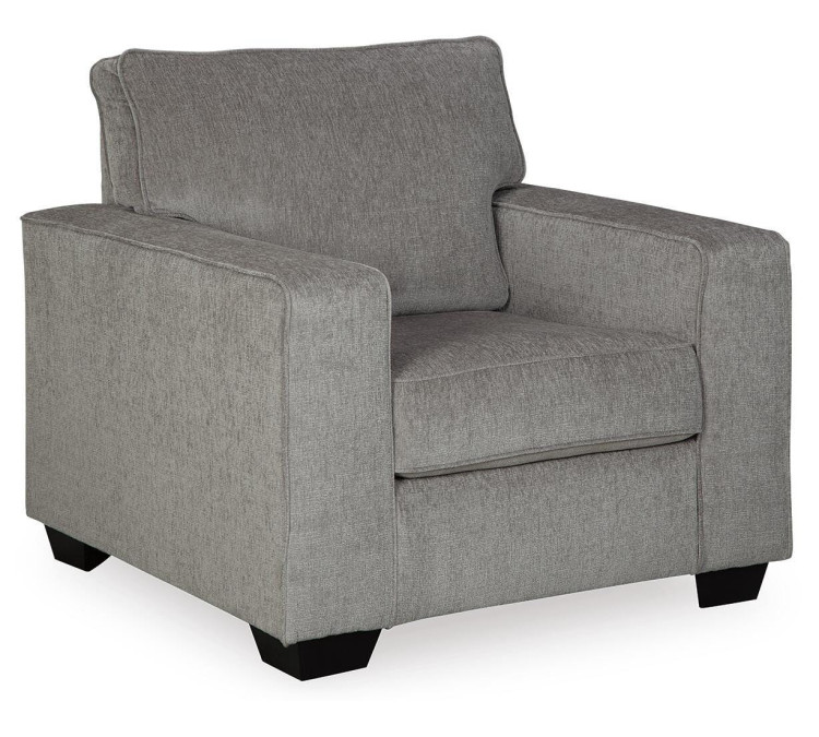 Altari Sofa, Loveseat, Chair and Ottoman - Alloy