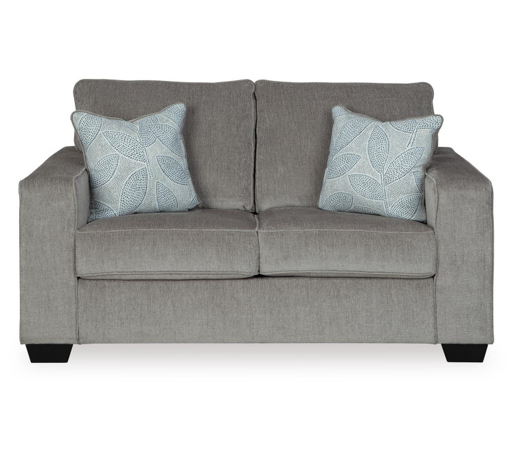 Altari Sofa, Loveseat, Chair and Ottoman - Alloy