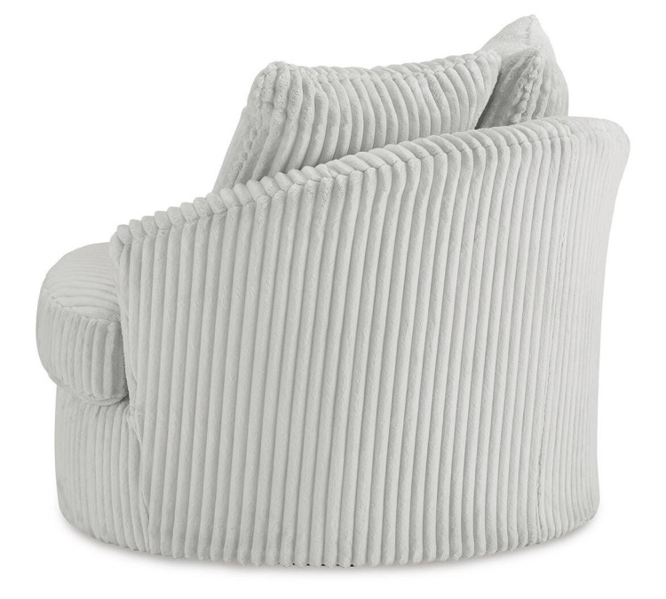 Gramwell Swivel Accent Chair - Alloy