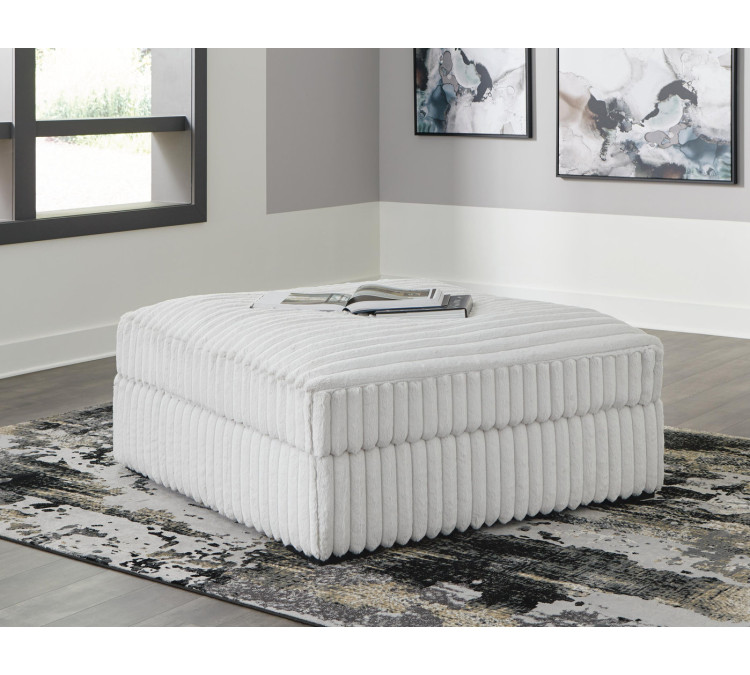 Stupendous Oversized Accent Ottoman - Alloy