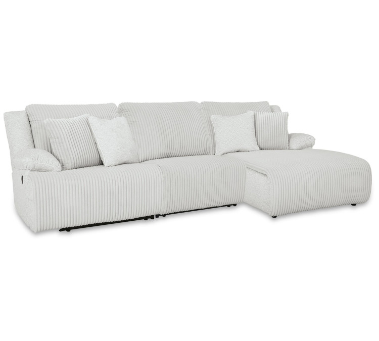 Top Tier 3-Piece Reclining Sectional Chofa - Alloy