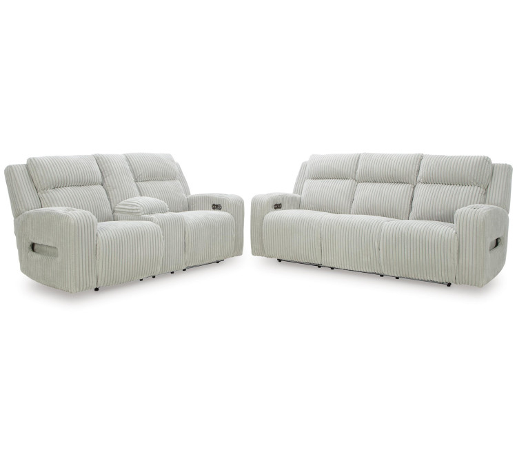 TwinBrooke Sofa and Loveseat - Alloy