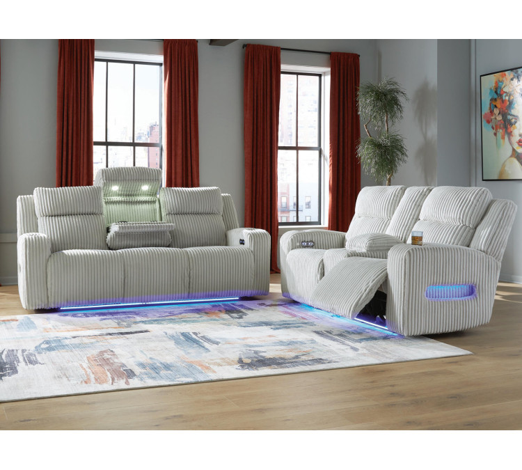 TwinBrooke Sofa and Loveseat - Alloy