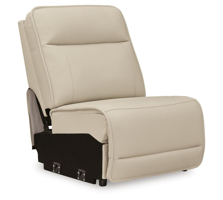 Double Deal 4-Piece Reclining Sectional - Almond