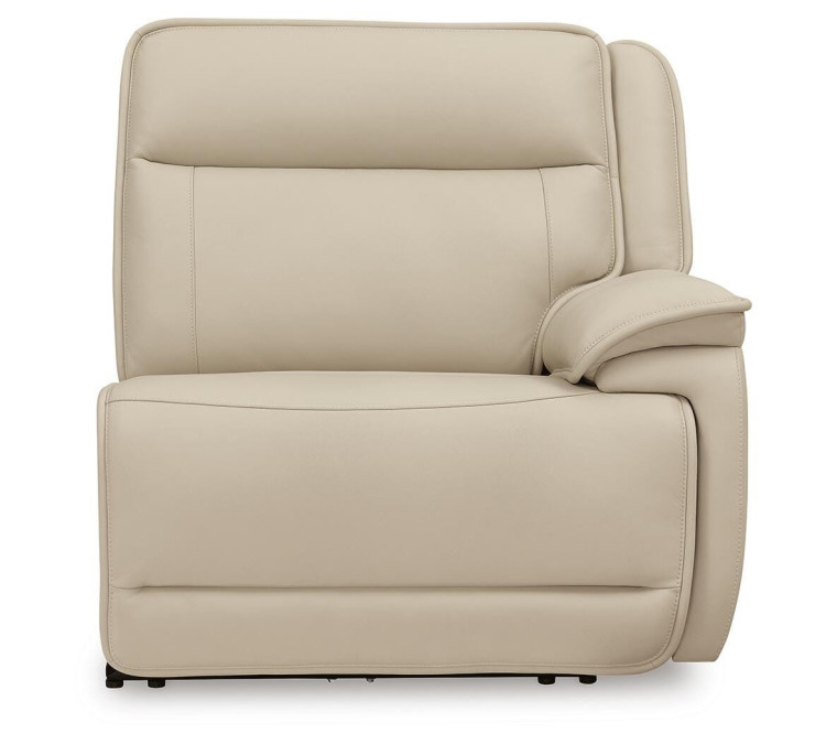 Double Deal 4-Piece Reclining Sectional - Almond
