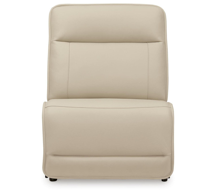Double Deal 4-Piece Reclining Sectional - Almond