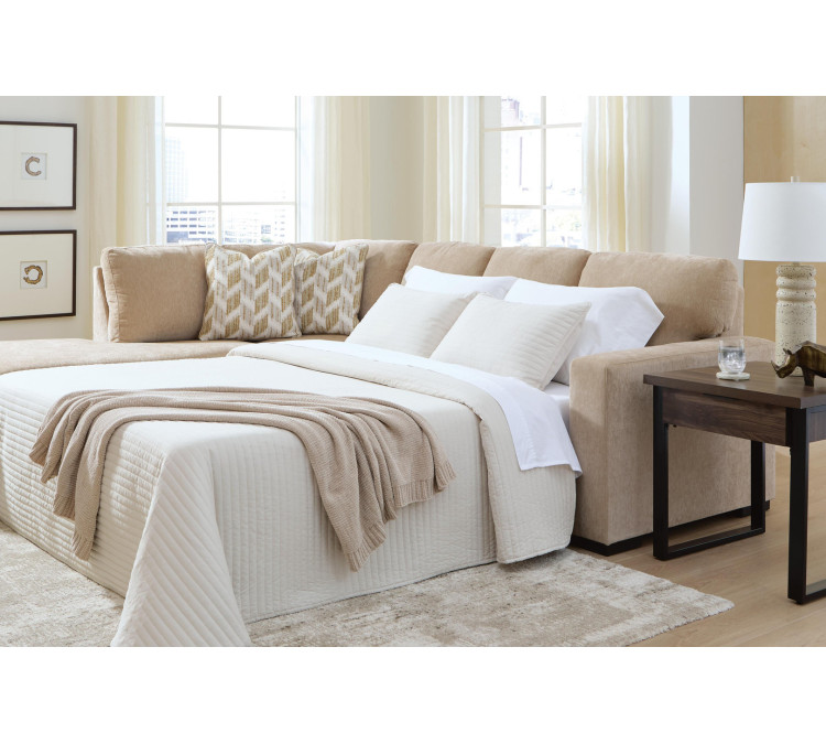 MaKaylen 2-Piece Sleeper Sectional with Chaise - Almond