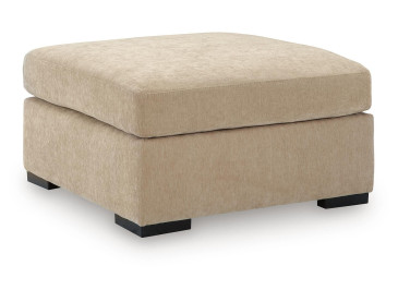 MaKaylen Oversized Accent Ottoman - Almond