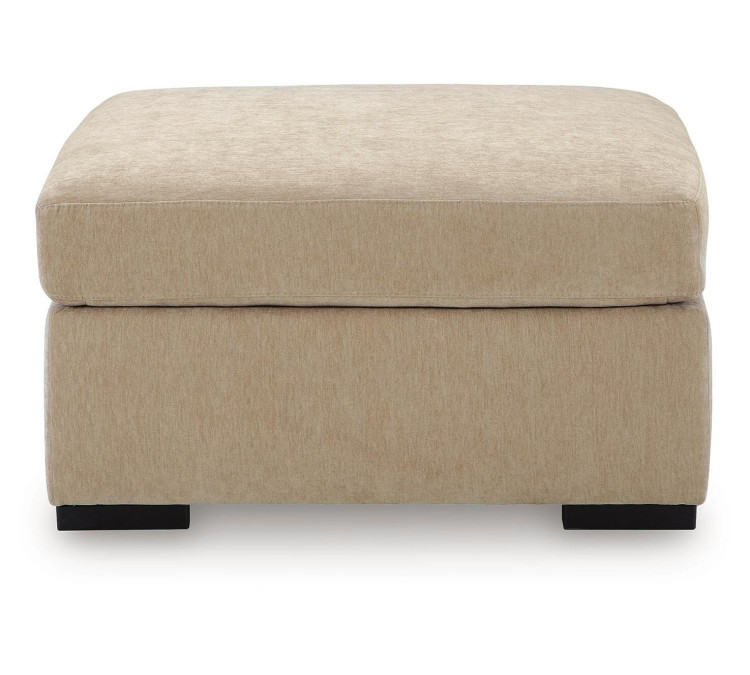 MaKaylen Oversized Accent Ottoman - Almond