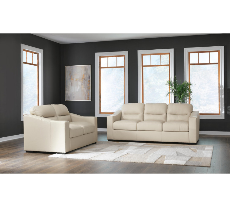 Treasure Trove Sofa and Loveseat - Almond