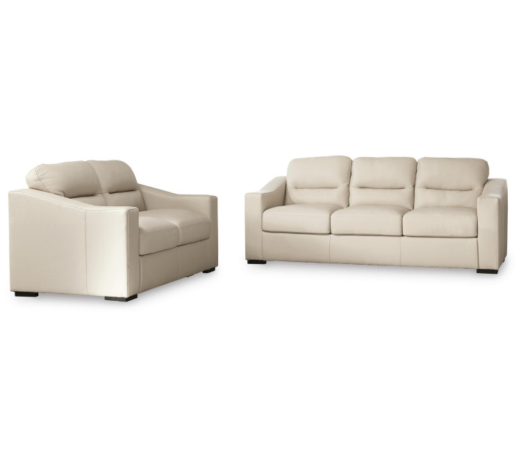 Treasure Trove Sofa and Loveseat - Almond