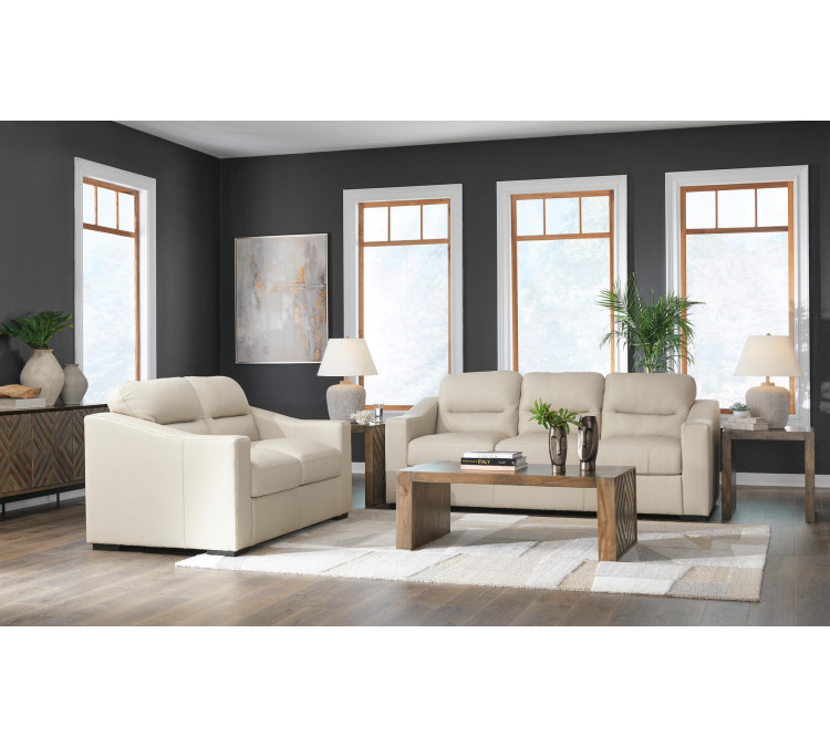 Treasure Trove Sofa and Loveseat - Almond