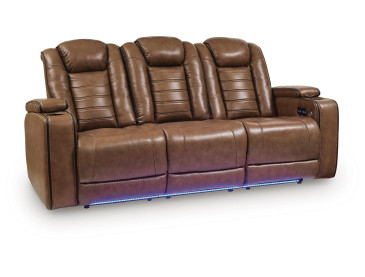 Metro Oasis Power Reclining Sofa - Amber