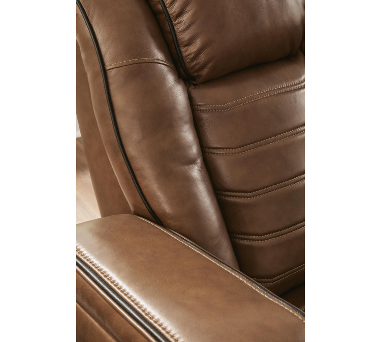 Metro Oasis Power Reclining Sofa - Amber