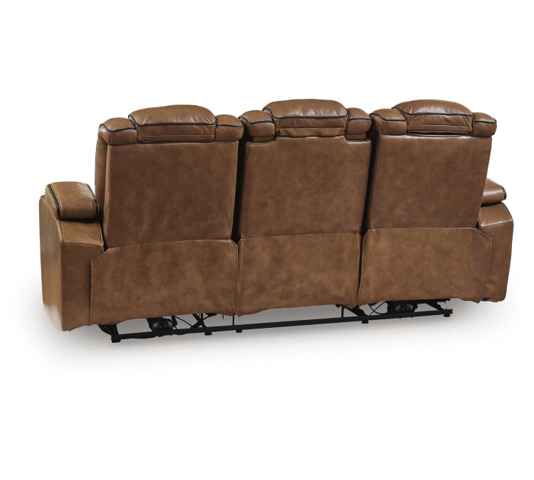 Metro Oasis Power Reclining Sofa - Amber