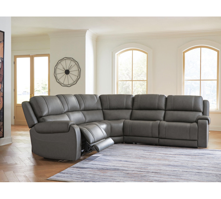 5Z-Harrenhurst 5-Piece Power Reclining Sectional - Anchor
