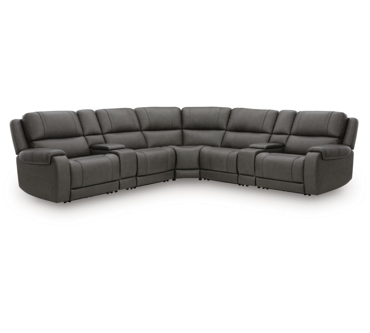 5Z-Harrenhurst 7-Piece Power Reclining Sectional - Anchor