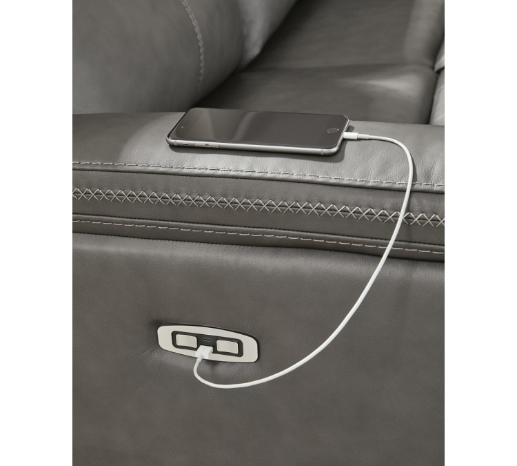 Beryton 6-Piece Power Reclining Sectional - Anchor