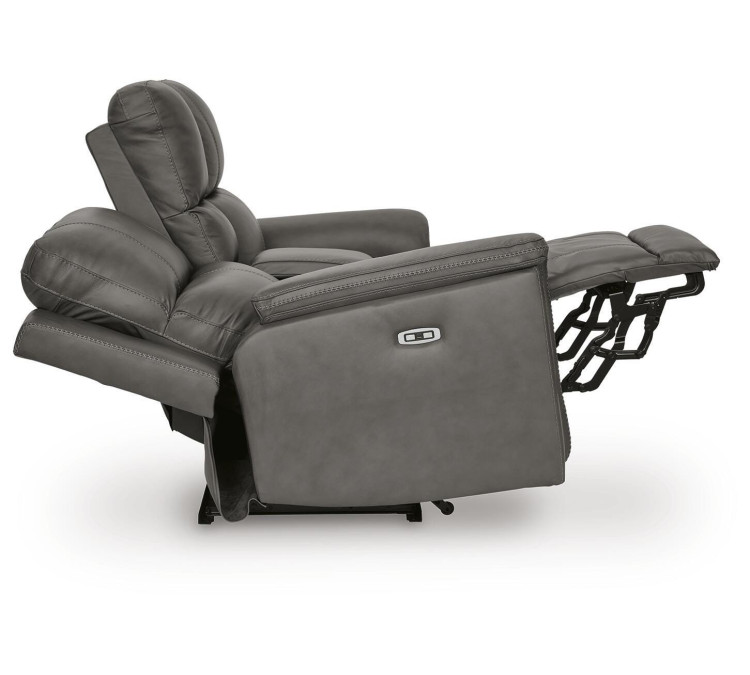 Beryton Power Reclining Loveseat with Console - Anchor