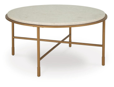 Alben Coffee Table - Antique Gold