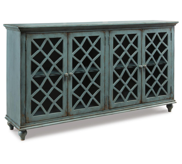 Mirimyn Accent Cabinet - Antique Teal