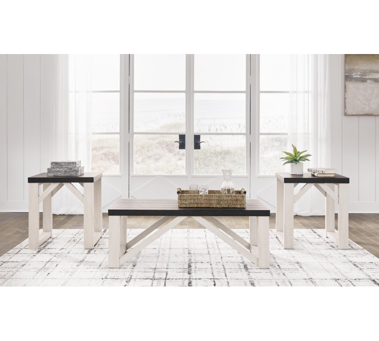 Dorrinson Table (Set of 3) - Antique White