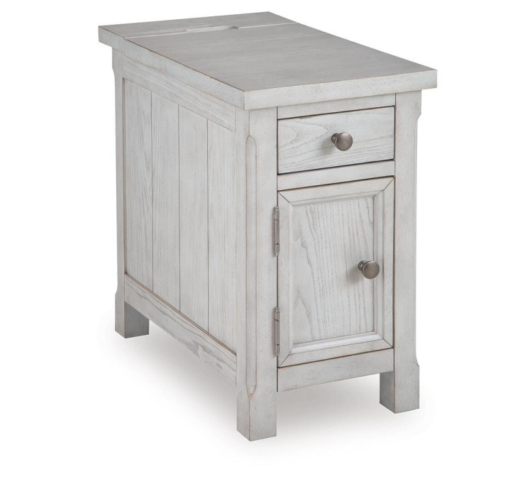 Robbinsdale Chairside End Table - Antique White