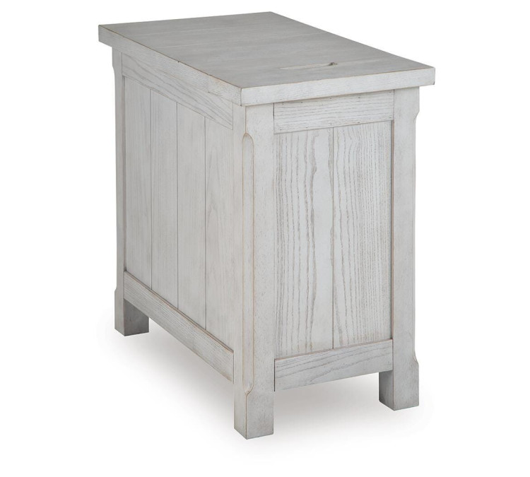Robbinsdale Chairside End Table - Antique White