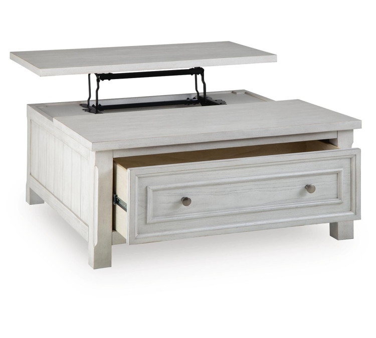 Robbinsdale Lift-Top Coffee Table - Antique White