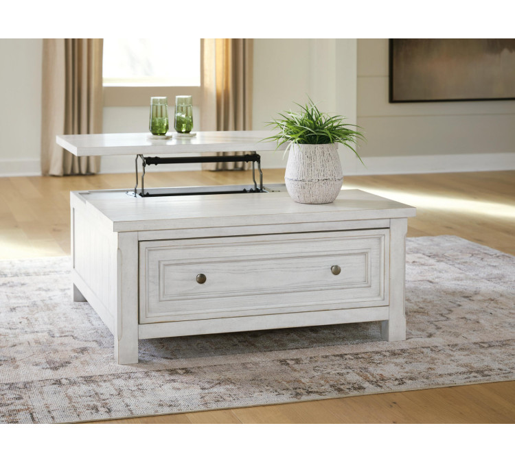 Robbinsdale Lift-Top Coffee Table - Antique White
