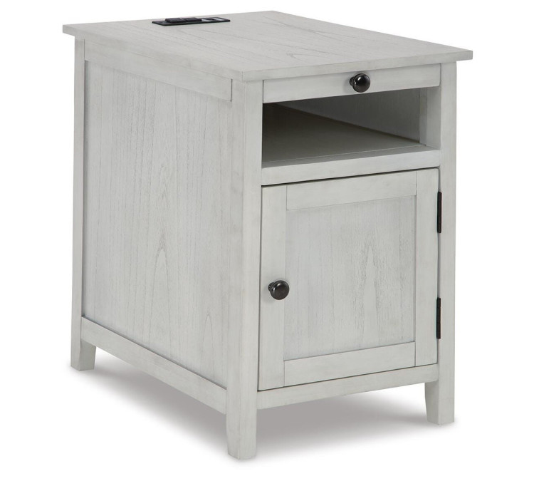 Treytown Chairside End Table - Antique White