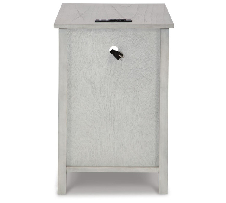 Treytown Chairside End Table - Antique White