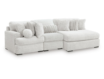 Snodoodle 3-Piece Sectional with Chaise - Arctic