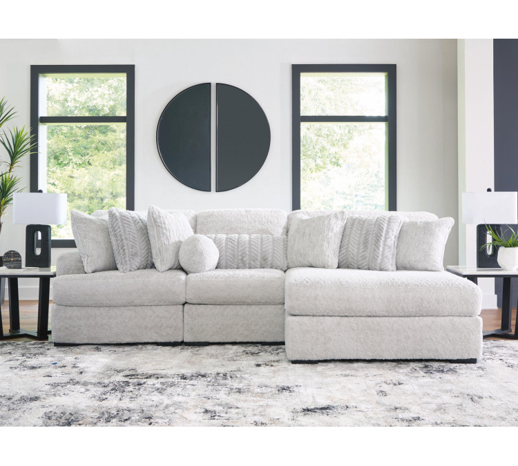 Snodoodle 3-Piece Sectional with Chaise - Arctic