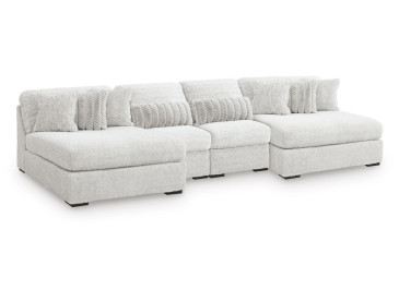 Snodoodle 4-Piece Sectional with Chaise - Arctic