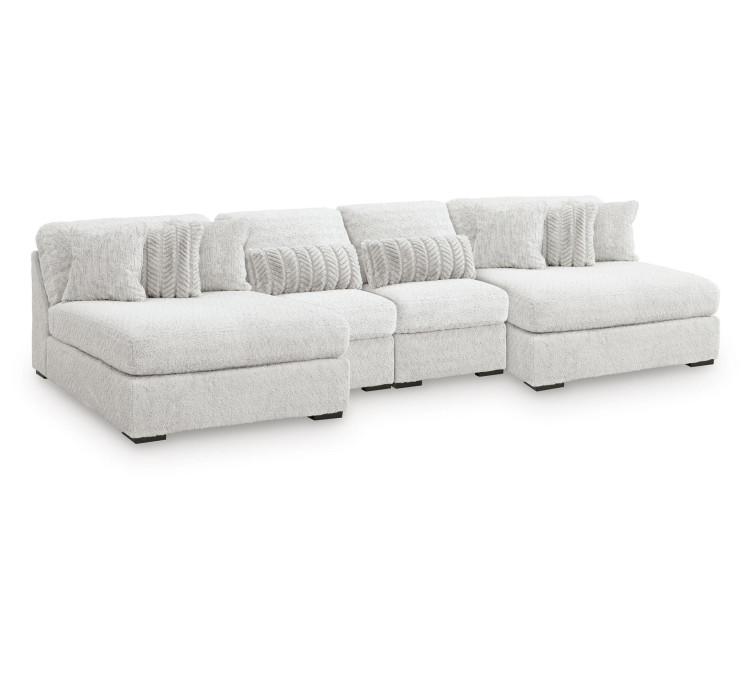 Snodoodle 4-Piece Sectional with Chaise - Arctic