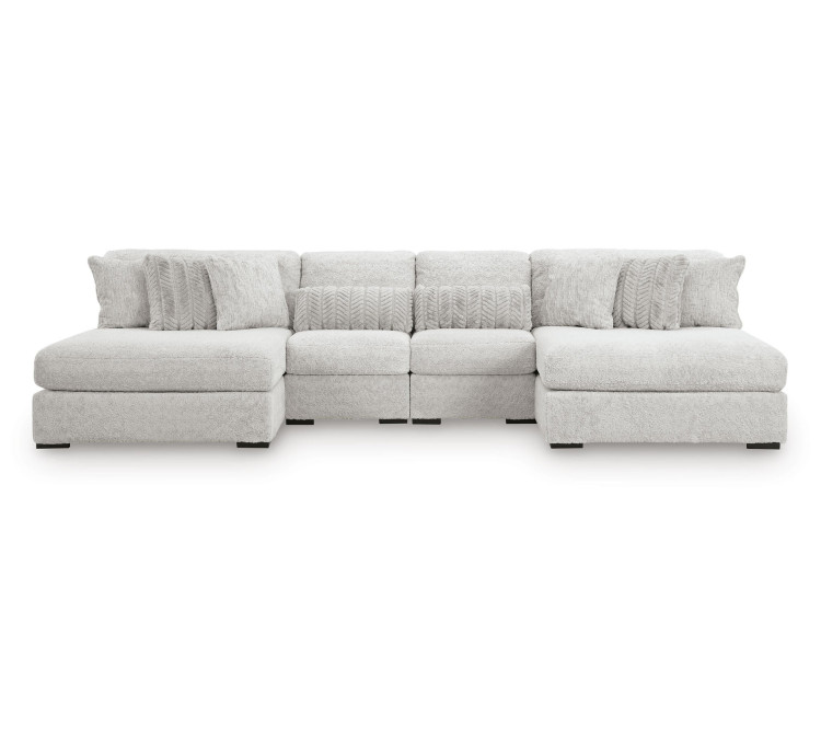 Snodoodle 4-Piece Sectional with Chaise - Arctic