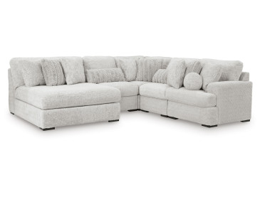Snodoodle 5-Piece Sectional with Chaise - Arctic