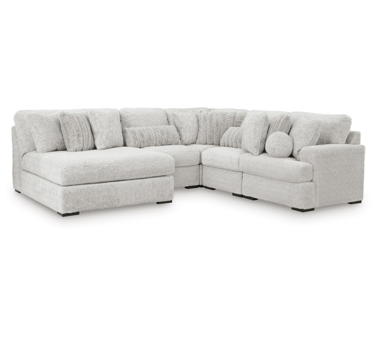 Snodoodle 5-Piece Sectional with Chaise - Arctic