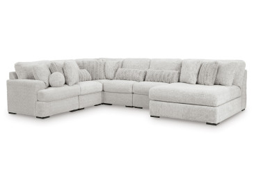 Snodoodle 6-Piece Sectional with Chaise - Arctic