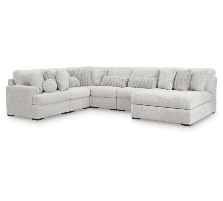 Snodoodle 6-Piece Sectional with Chaise - Arctic