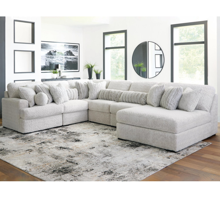 Snodoodle 6-Piece Sectional with Chaise - Arctic