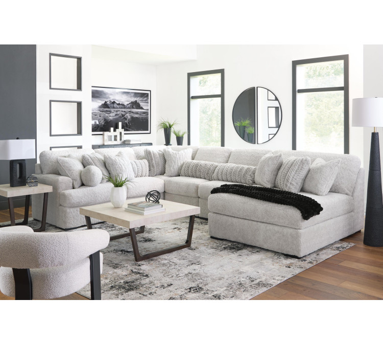 Snodoodle 6-Piece Sectional with Chaise - Arctic