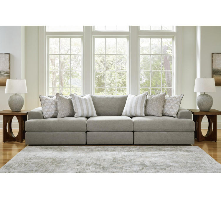 Avaliyah 3-Piece Sectional Sofa - Ash
