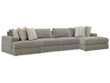 Avaliyah 4-Piece Sectional - Ash